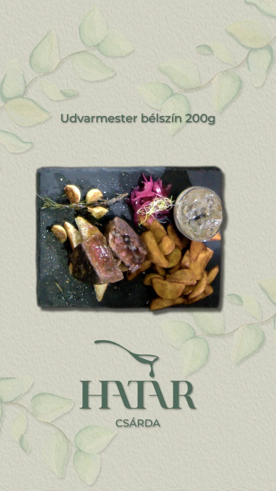 Udvarmester bélszín